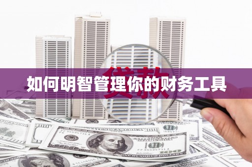 红寺堡如何明智管理你的财务工具