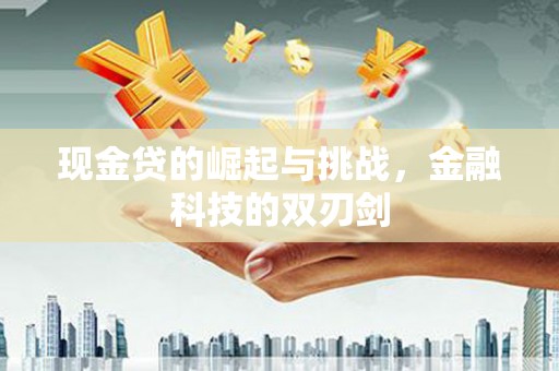 红寺堡现金贷的崛起与挑战，金融科技的双刃剑