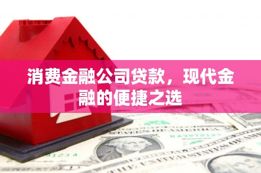 红寺堡消费金融公司贷款，现代金融的便捷之选
