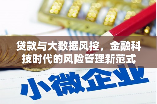 红寺堡贷款与大数据风控，金融科技时代的风险管理新范式