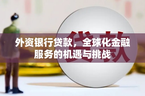 红寺堡外资银行贷款，全球化金融服务的机遇与挑战