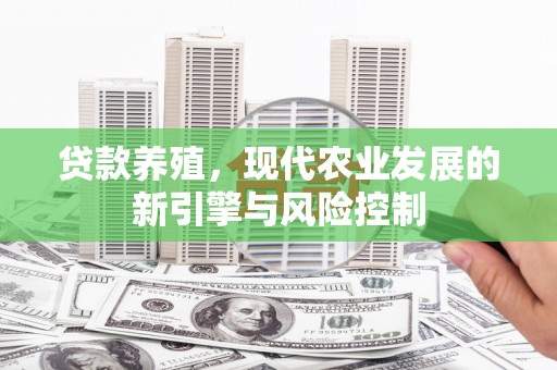 红寺堡贷款养殖，现代农业发展的新引擎与风险控制
