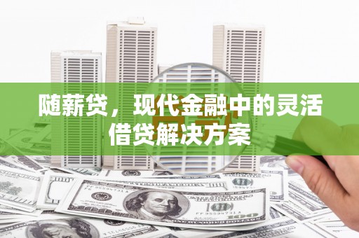 红寺堡随薪贷，现代金融中的灵活借贷解决方案