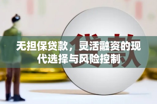 红寺堡无担保贷款，灵活融资的现代选择与风险控制