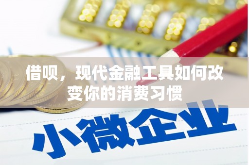 红寺堡借呗，现代金融工具如何改变你的消费习惯