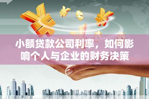 红寺堡小额贷款公司利率，如何影响个人与企业的财务决策