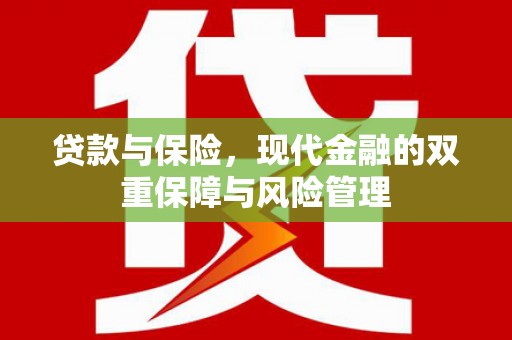 红寺堡贷款与保险，现代金融的双重保障与风险管理