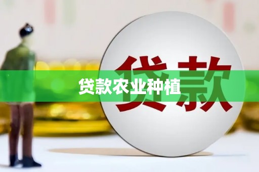 红寺堡贷款农业种植