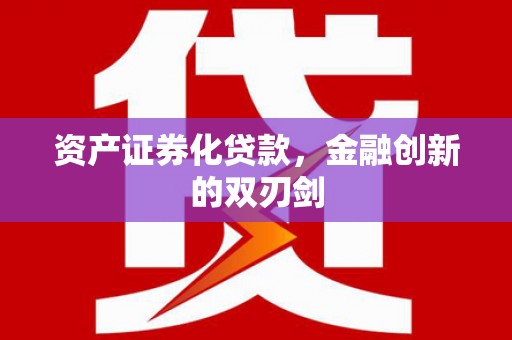 红寺堡资产证券化贷款，金融创新的双刃剑