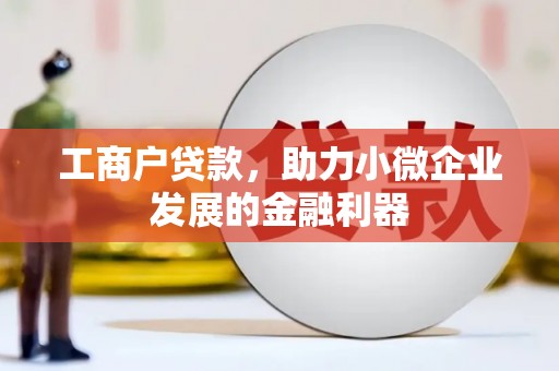 红寺堡工商户贷款，助力小微企业发展的金融利器