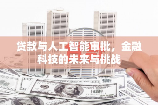 红寺堡贷款与人工智能审批，金融科技的未来与挑战