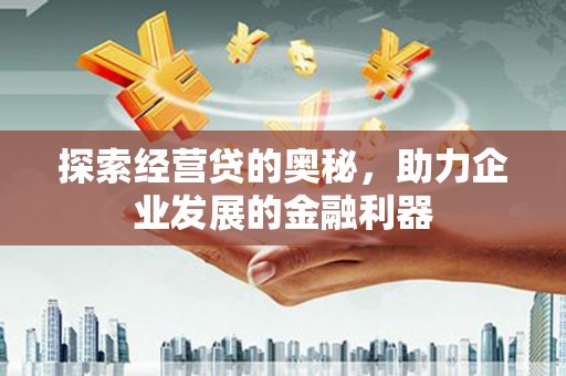 红寺堡探索经营贷的奥秘，助力企业发展的金融利器