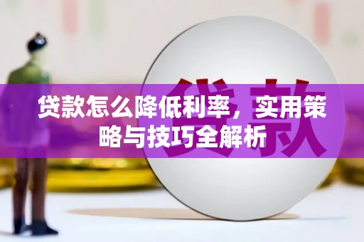 红寺堡贷款怎么降低利率，实用策略与技巧全解析