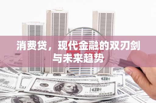 红寺堡消费贷，现代金融的双刃剑与未来趋势