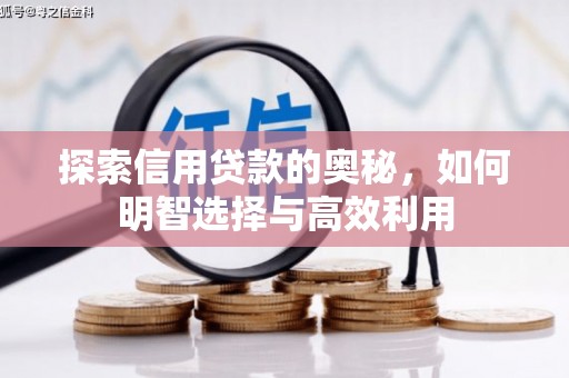 红寺堡探索信用贷款的奥秘，如何明智选择与高效利用