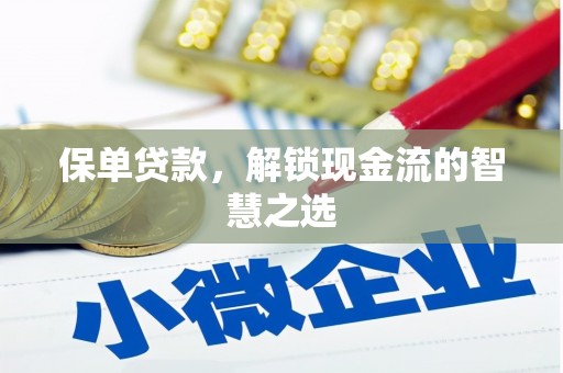 红寺堡保单贷款，解锁现金流的智慧之选