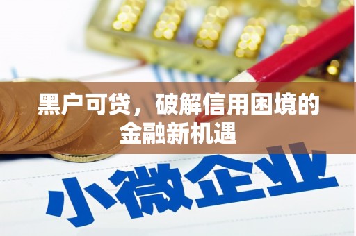 红寺堡黑户可贷，破解信用困境的金融新机遇