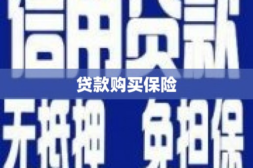 红寺堡贷款购买保险