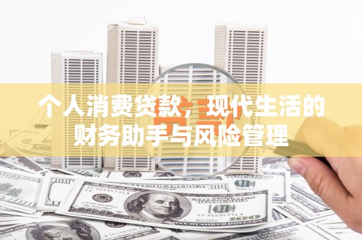 红寺堡个人消费贷款，现代生活的财务助手与风险管理