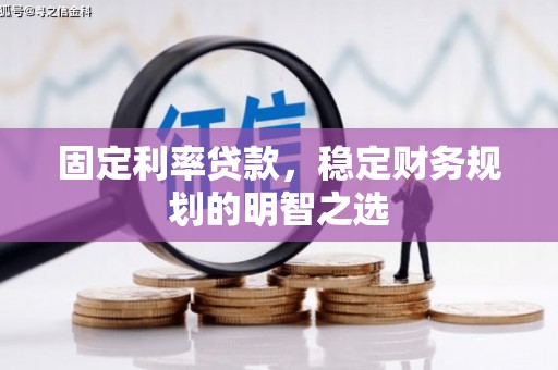 红寺堡固定利率贷款，稳定财务规划的明智之选