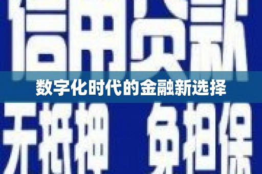 红寺堡数字化时代的金融新选择